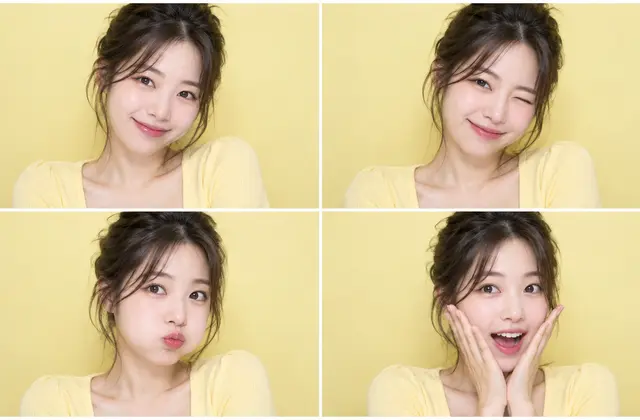 귀여운 네컷사진 표정 참고 이미지